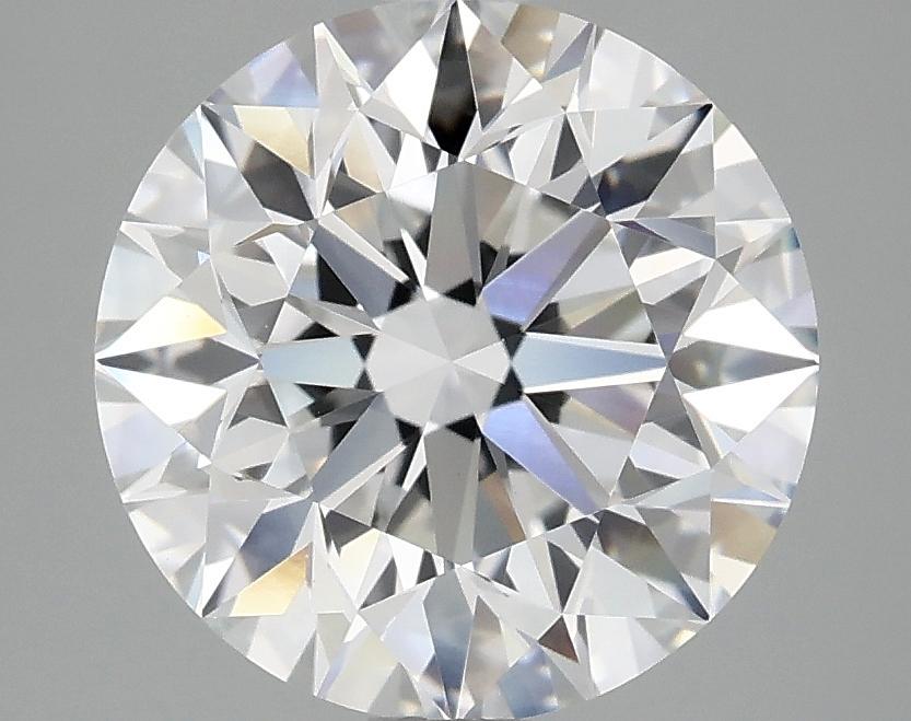 3.07 Carat Round Shaped Excellent Cut VVS2 IGI Certified Lab Grown Diamond