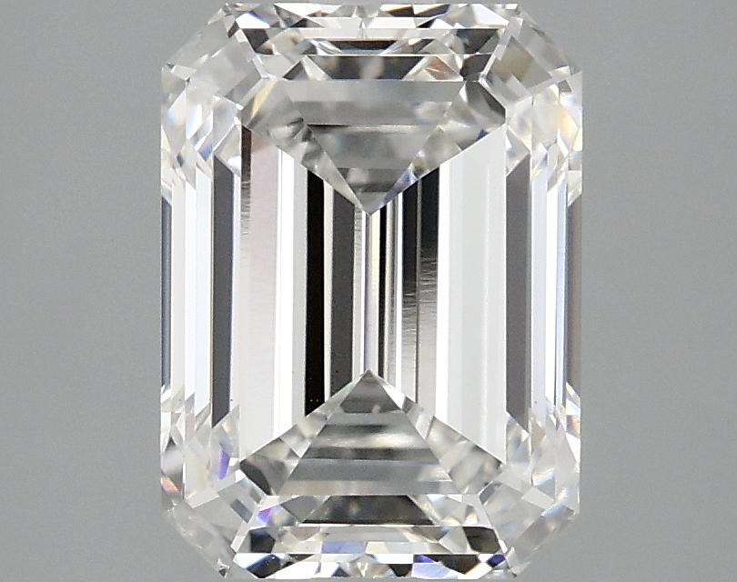 3.04 Carat Emerald Shaped Excellent Cut VVS2 IGI Certified Lab Grown Diamond