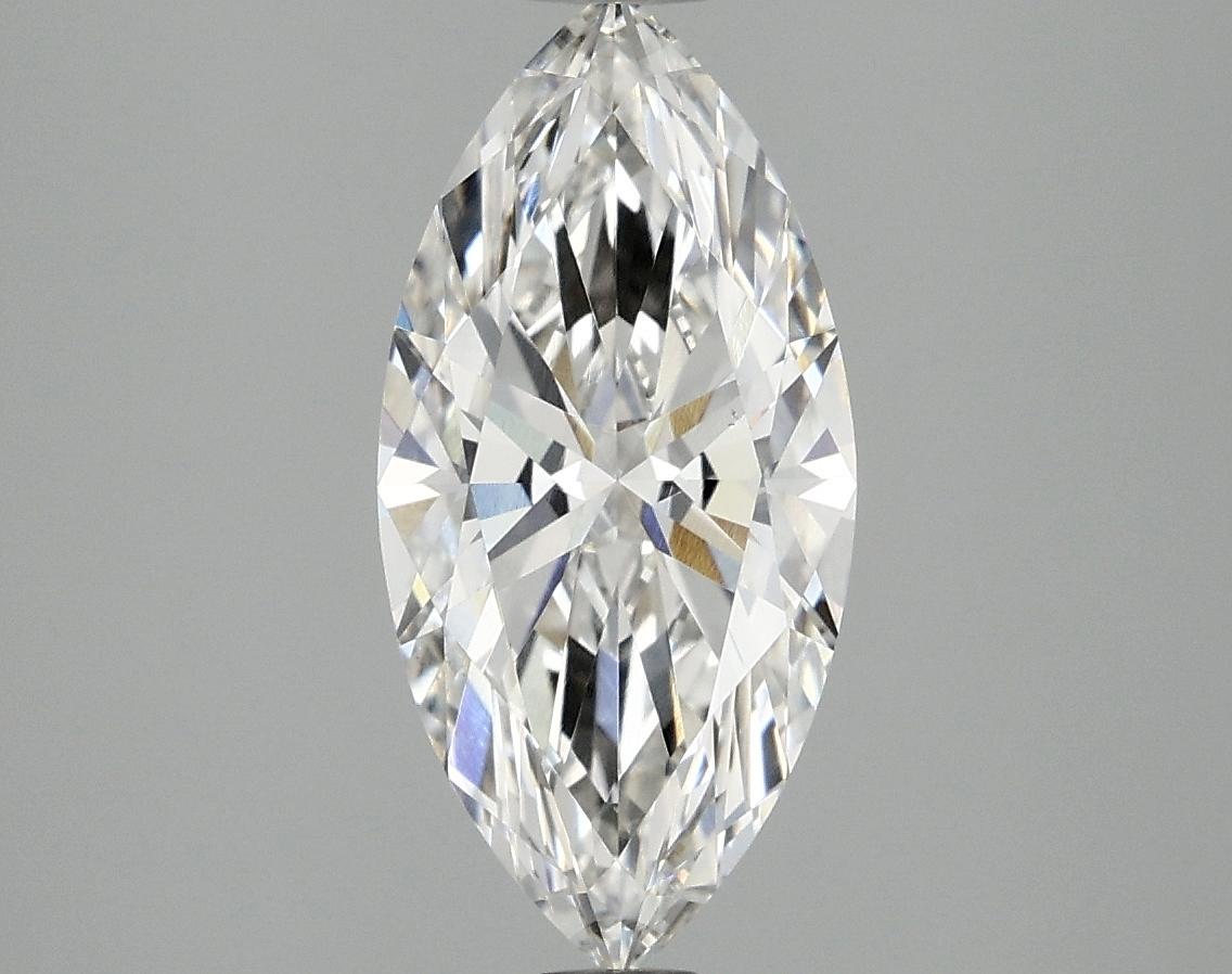 2.07 Carat Marquise Shaped Excellent Cut VVS2 IGI Certified Lab Grown Diamond