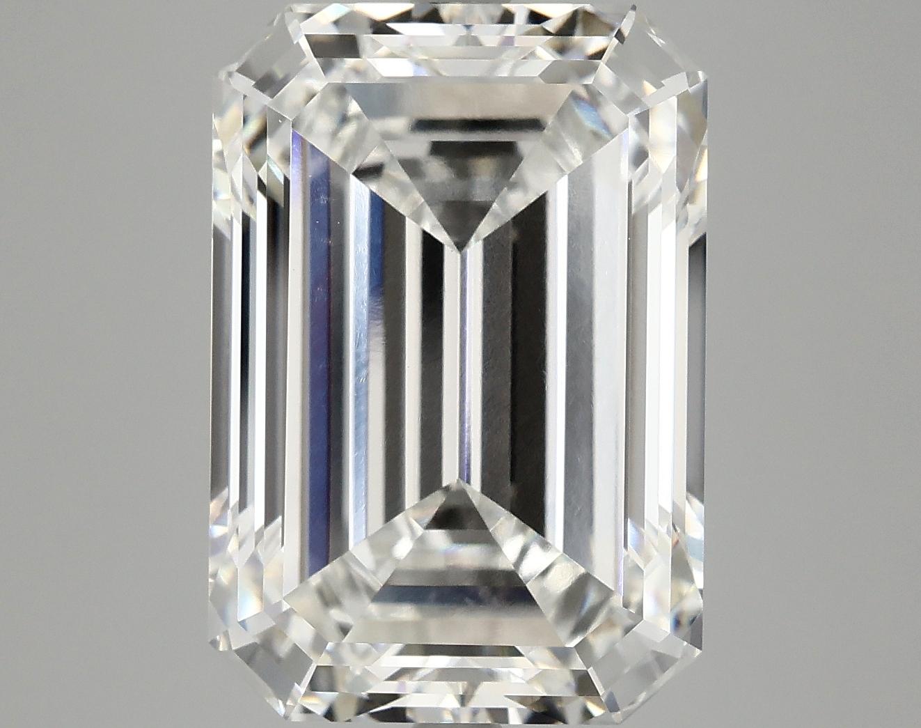10.32 Carat Emerald Shaped Ideal Cut VVS2 IGI Certified Lab Grown Diamond