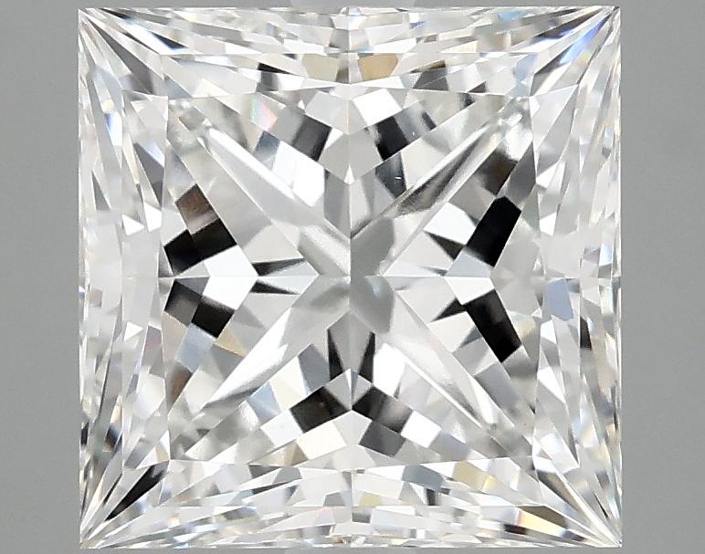 4.11 Carat Princess Shaped Ideal Cut VVS2 IGI Certified Lab Grown Diamond