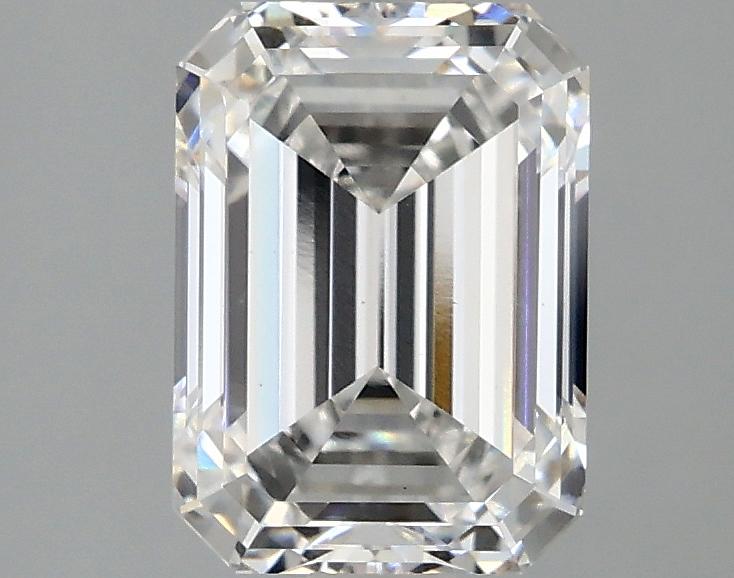 2.09 Carat Emerald Shaped Excellent Cut VVS2 IGI Certified Lab Grown Diamond