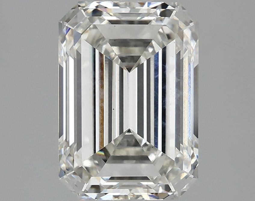 2.87 Carat Emerald Shaped Ideal Cut VS2 IGI Certified Lab Grown Diamond