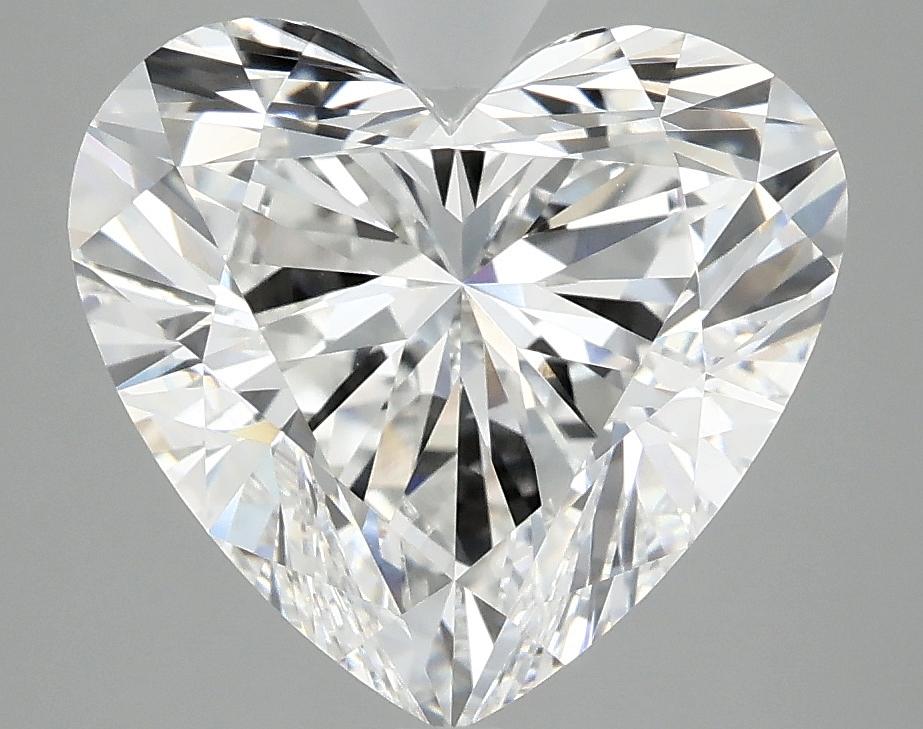 5.02 Carat Heart Shaped Ideal Cut VVS2 IGI Certified Lab Grown Diamond