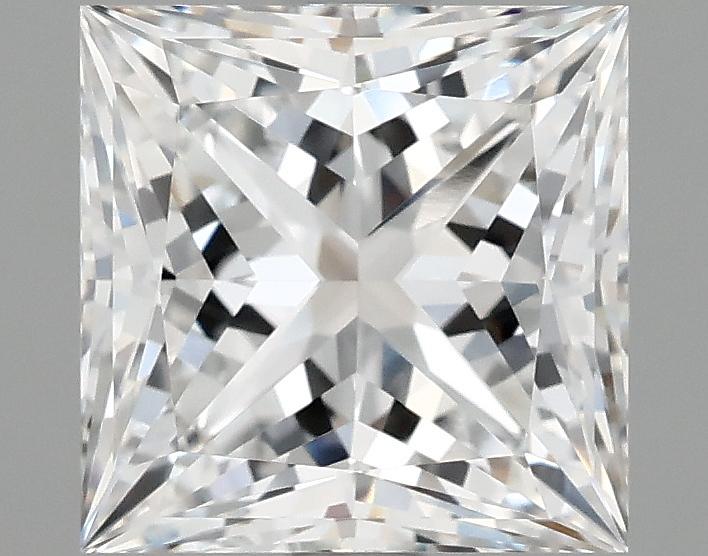 2.09 Carat Princess Shaped Ideal Cut VVS2 IGI Certified Lab Grown Diamond