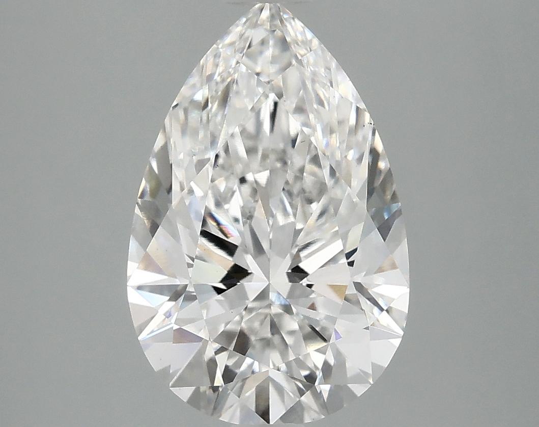 3.08 Carat Pear Shaped Excellent Cut VS1 IGI Certified Lab Grown Diamond