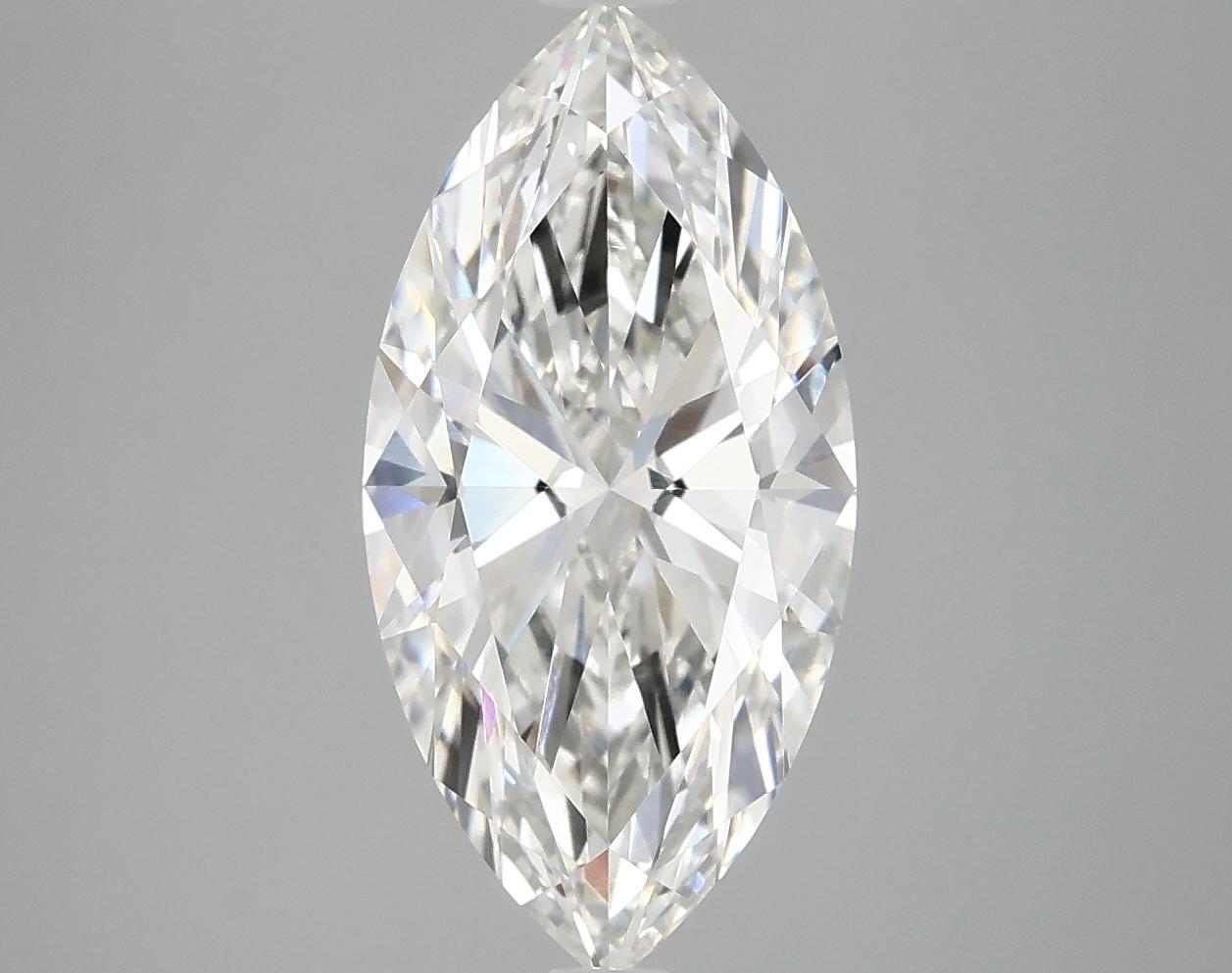 2.97 Carat Marquise Shaped Ideal Cut VS1 IGI Certified Lab Grown Diamond