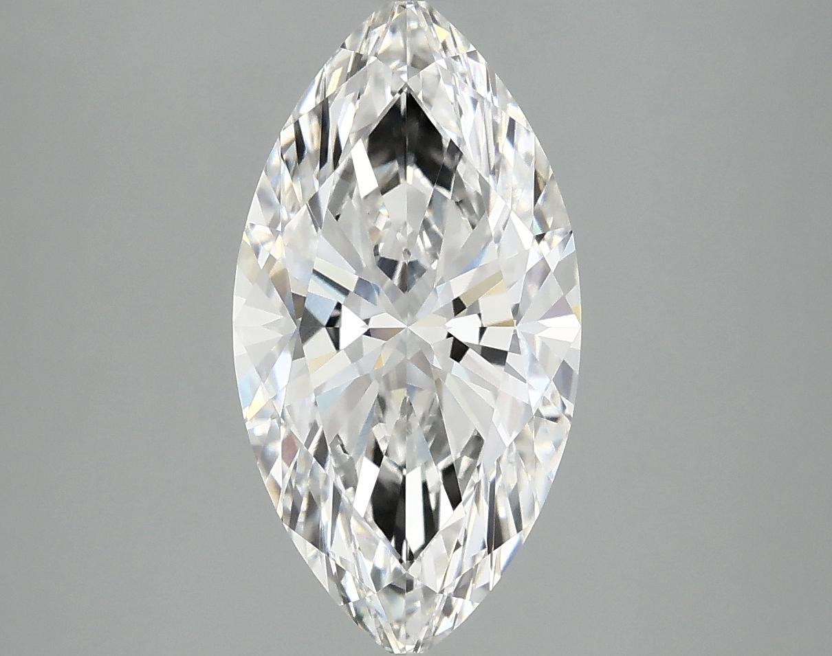 3.05 Carat Marquise Shaped Ideal Cut VVS2 IGI Certified Lab Grown Diamond