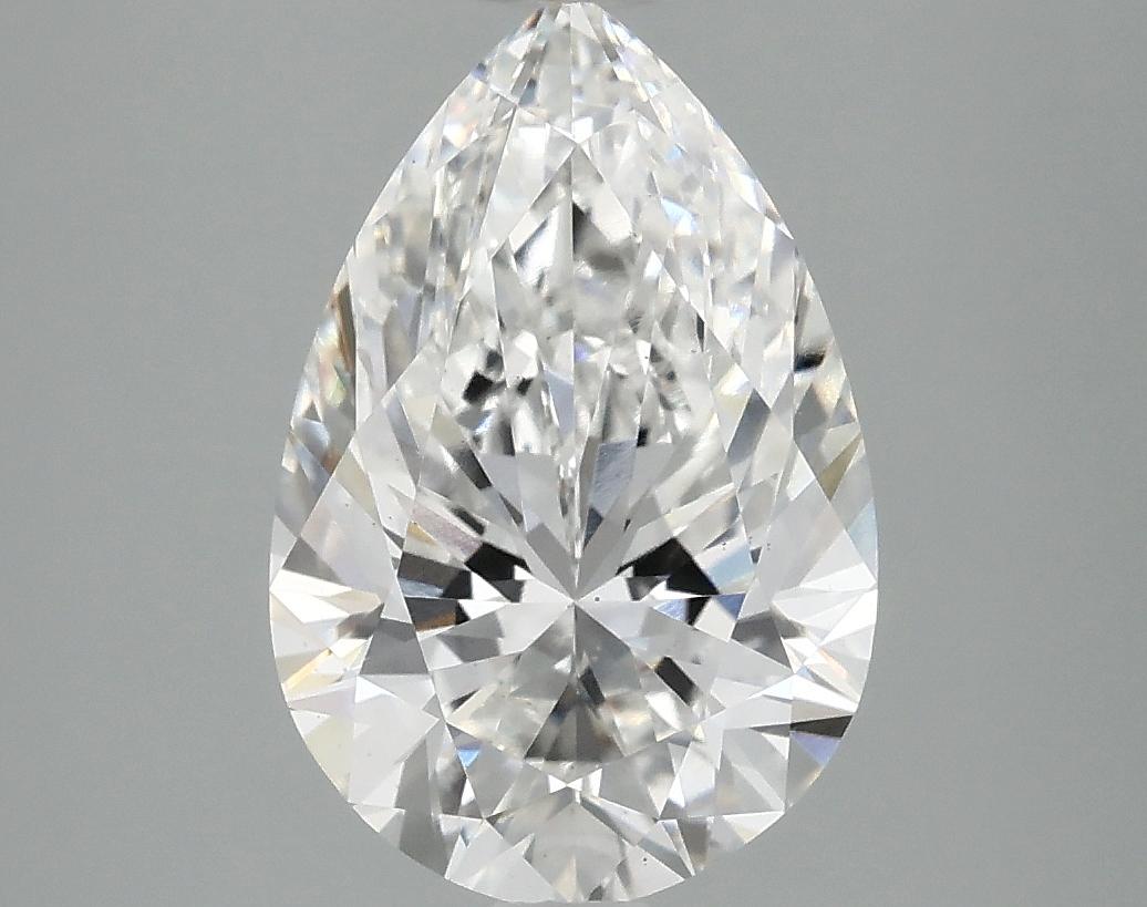 3.08 Carat Pear Shaped Excellent Cut VS2 IGI Certified Lab Grown Diamond