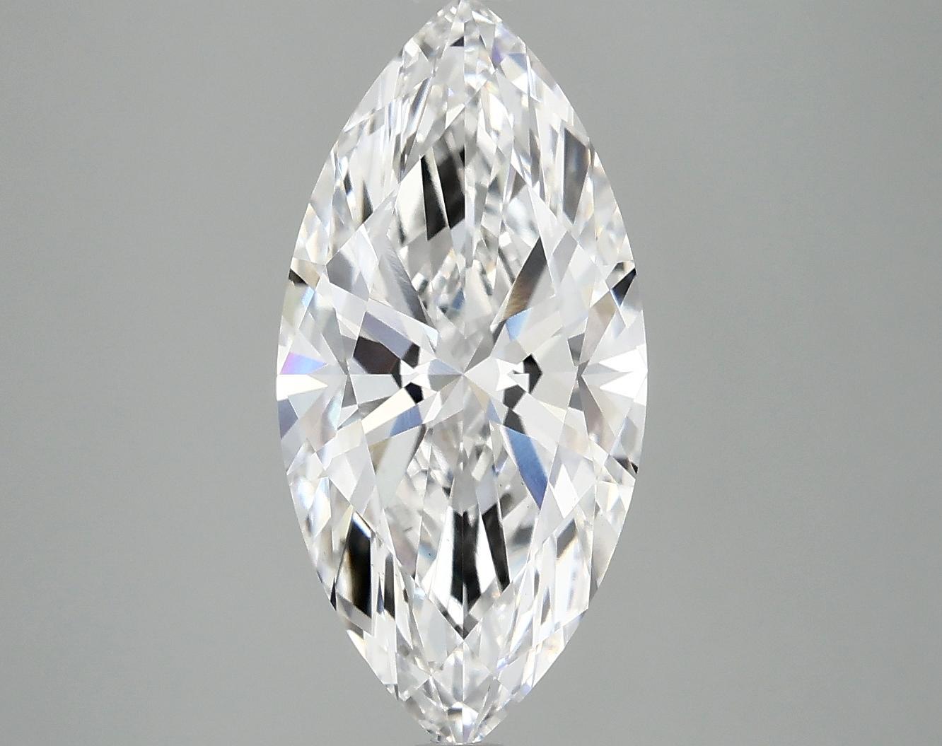 3.36 Carat Marquise Shaped Excellent Cut VS1 IGI Certified Lab Grown Diamond