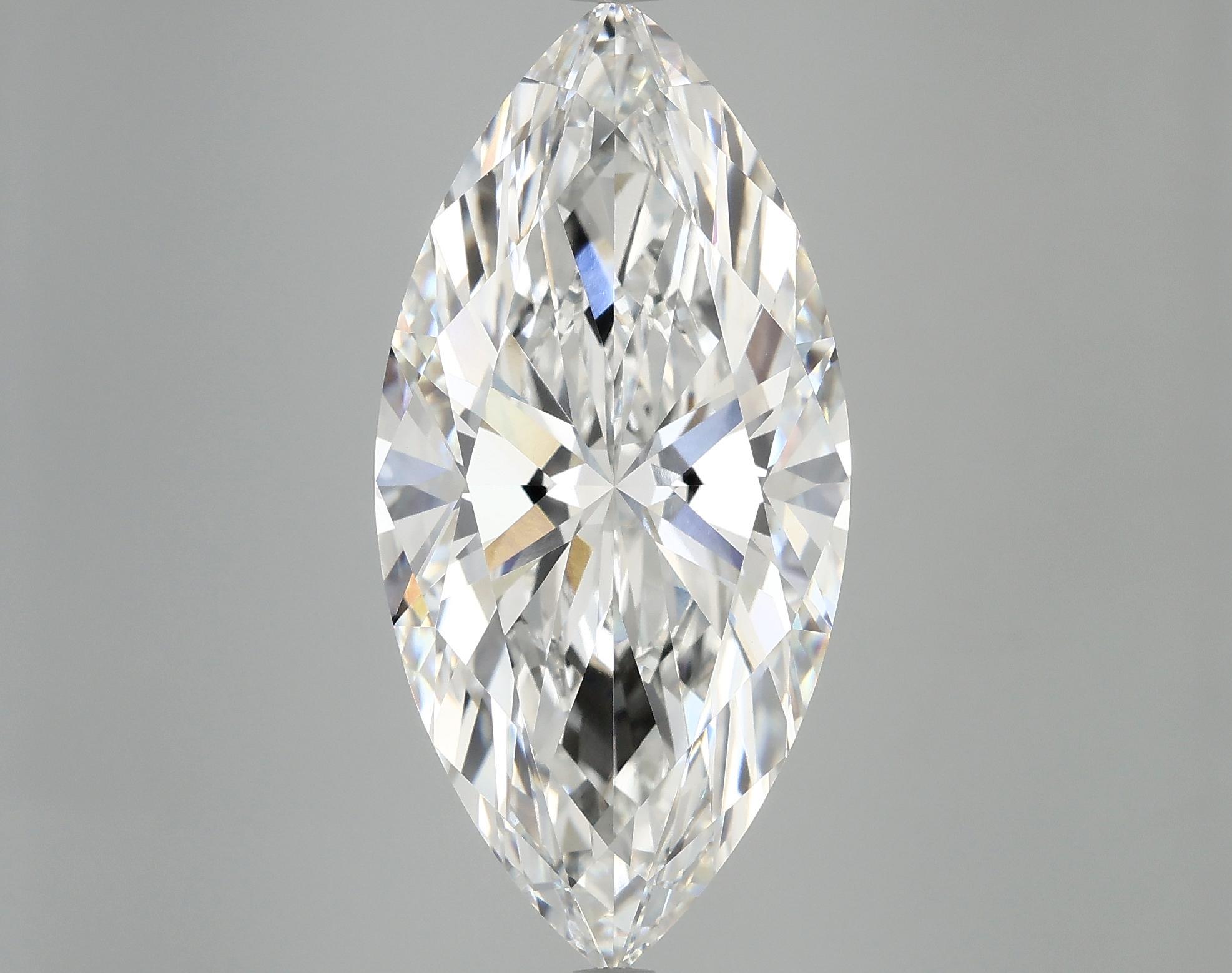10.15 Carat Marquise Shaped Excellent Cut VVS2 IGI Certified Lab Grown Diamond