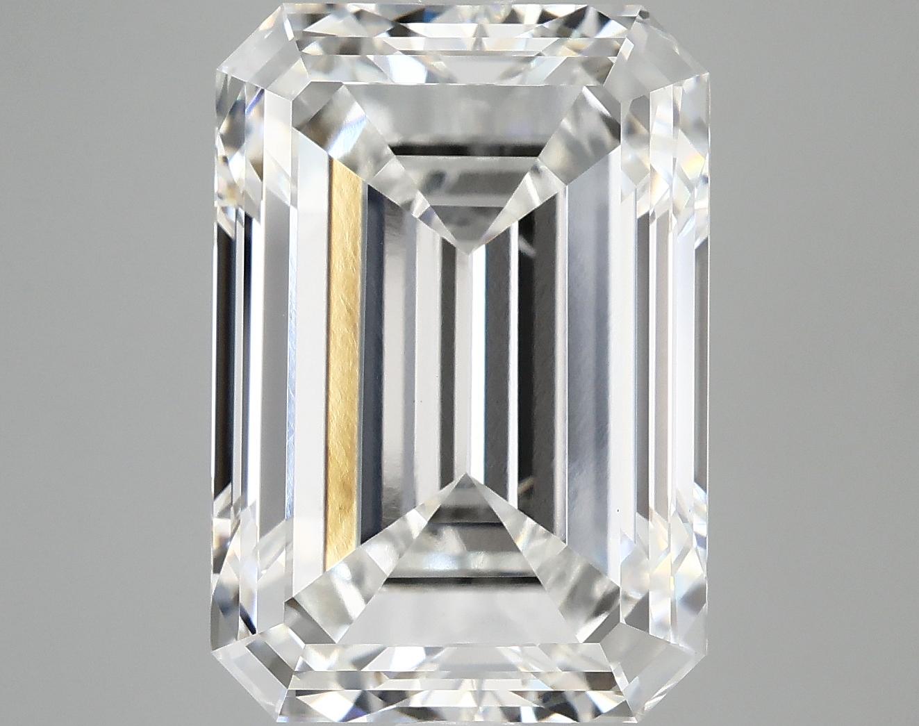 10.07 Carat Emerald Shaped Ideal Cut VVS2 IGI Certified Lab Grown Diamond