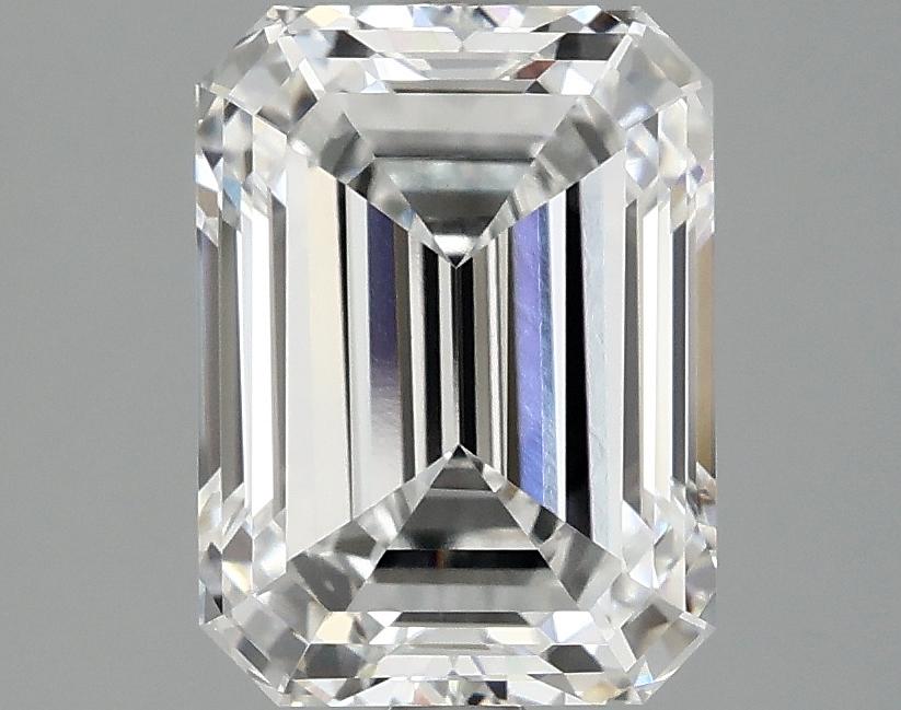 3.03 Carat Emerald Shaped Excellent Cut VVS2 IGI Certified Lab Grown Diamond