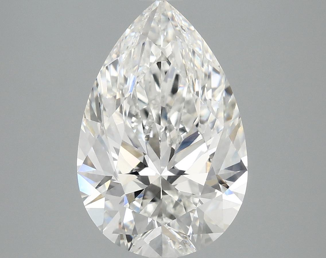 4.01 Carat Pear Shaped Excellent Cut VVS2 IGI Certified Lab Grown Diamond