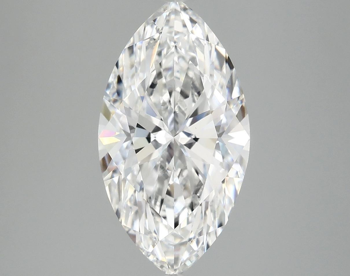 3.08 Carat Marquise Shaped Excellent Cut VVS2 IGI Certified Lab Grown Diamond