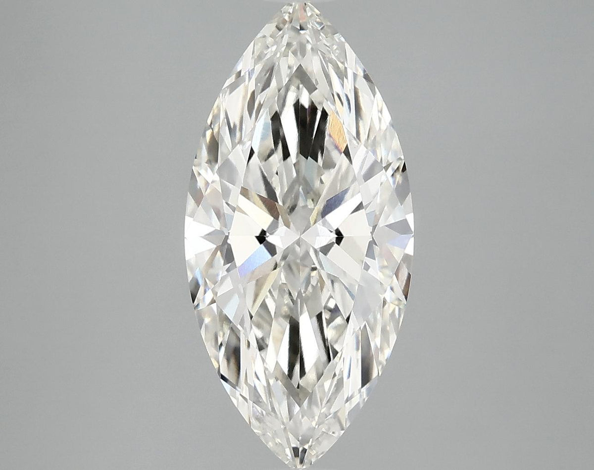 2.89 Carat Marquise Shaped Excellent Cut VVS2 IGI Certified Lab Grown Diamond