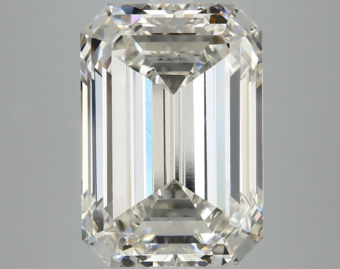 6.19 Carat Emerald Shaped Ideal Cut VS1 IGI Certified Lab Grown Diamond