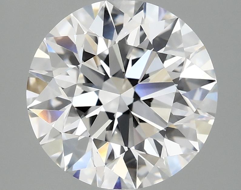 3.07 Carat Round Shaped Excellent Cut VVS2 IGI Certified Lab Grown Diamond