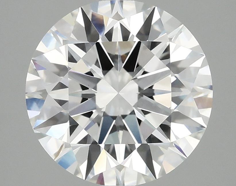 3.09 Carat Round Shaped Ideal Cut VVS2 IGI Certified Lab Grown Diamond