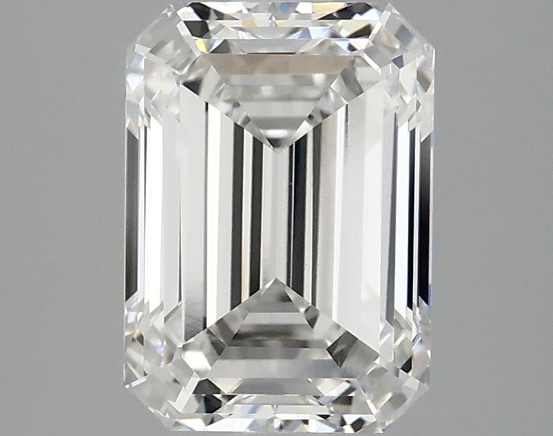 2.59 Carat Emerald Shaped Ideal Cut VS2 IGI Certified Lab Grown Diamond