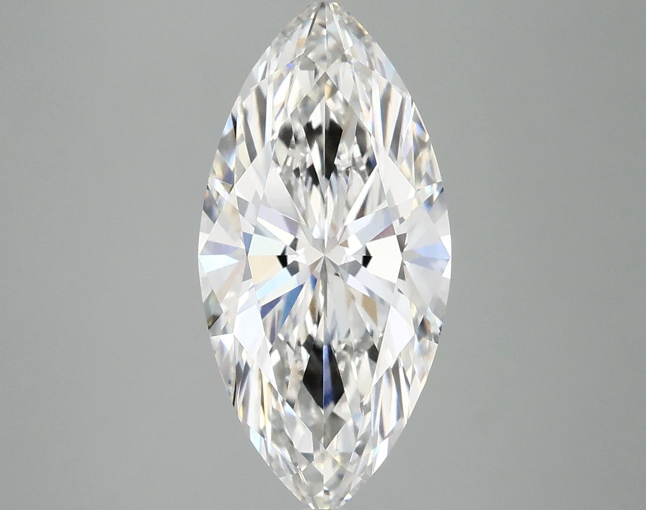 3.0 Carat Marquise Shaped Excellent Cut VVS2 IGI Certified Lab Grown Diamond