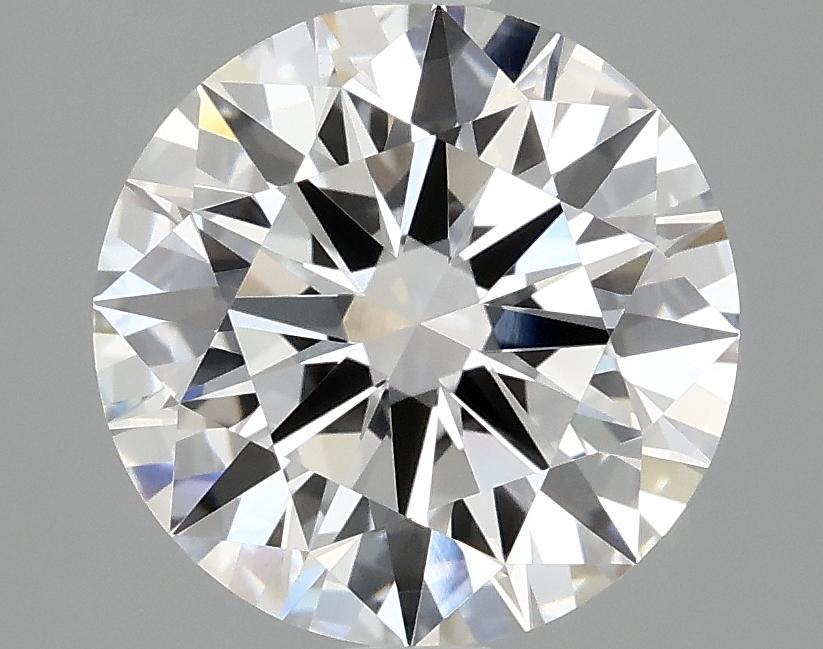 3.09 Carat Round Shaped Ideal Cut VVS2 IGI Certified Lab Grown Diamond