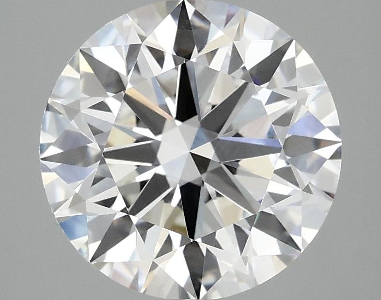 3.08 Carat Round Shaped Excellent Cut VVS2 IGI Certified Lab Grown Diamond