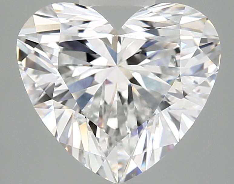 4.01 Carat Heart Shaped Ideal Cut VVS2 IGI Certified Lab Grown Diamond