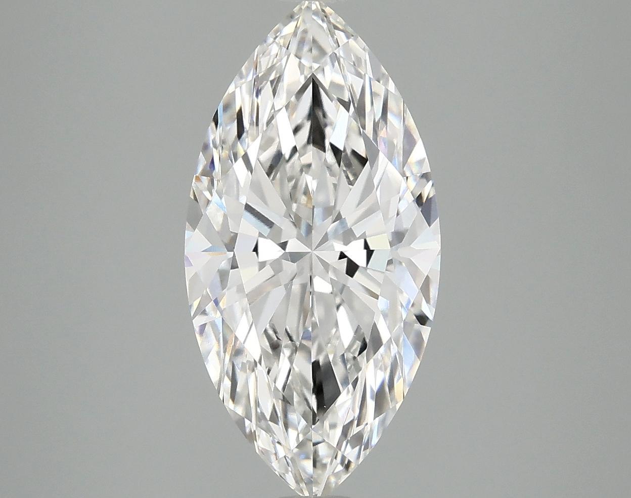 3.09 Carat Marquise Shaped Ideal Cut VVS2 IGI Certified Lab Grown Diamond