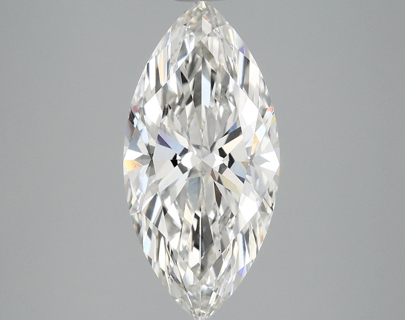 3.09 Carat Marquise Shaped Excellent Cut VS1 IGI Certified Lab Grown Diamond