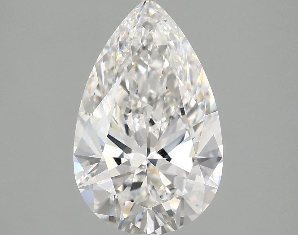 2.02 Carat Pear Shaped Ideal Cut VVS2 IGI Certified Lab Grown Diamond