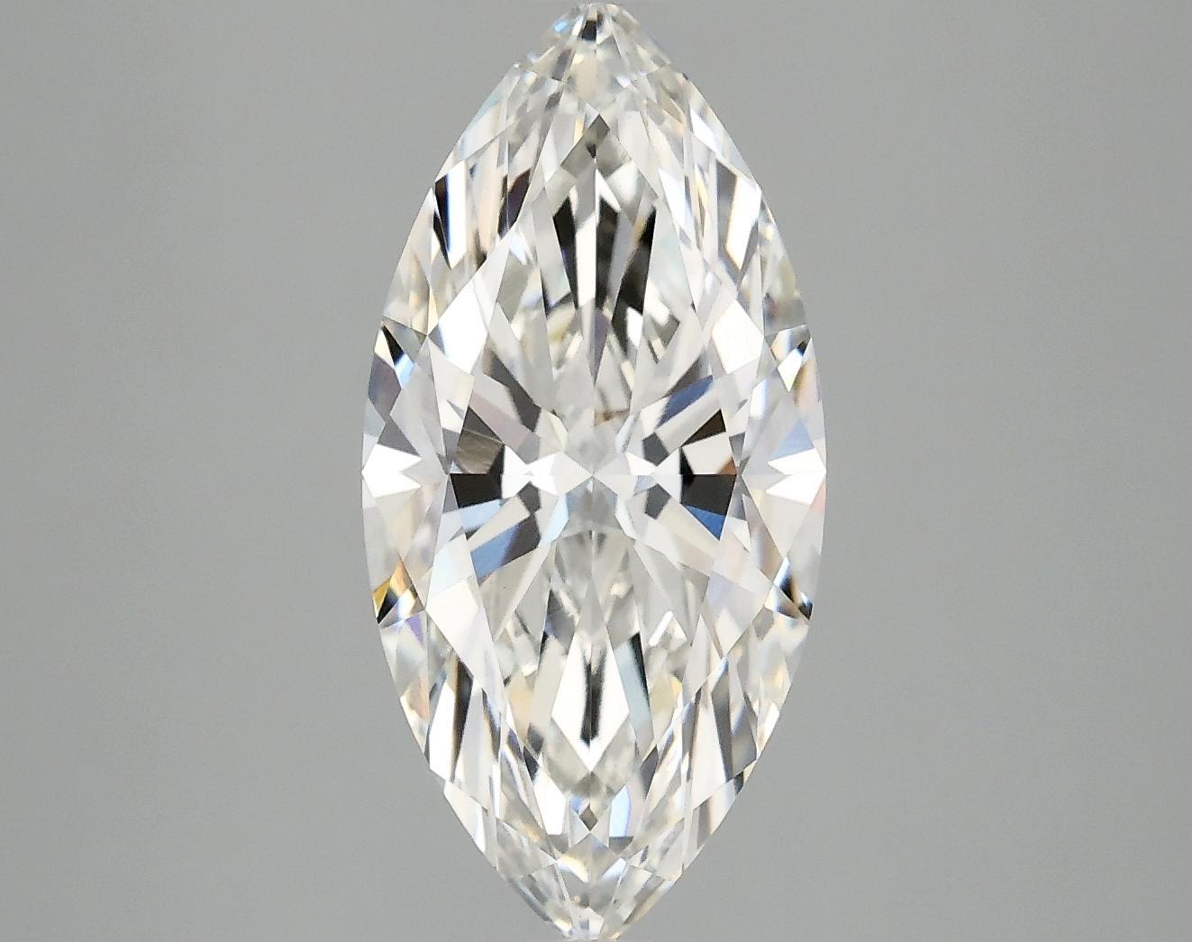 3.1 Carat Marquise Shaped Excellent Cut VVS2 IGI Certified Lab Grown Diamond