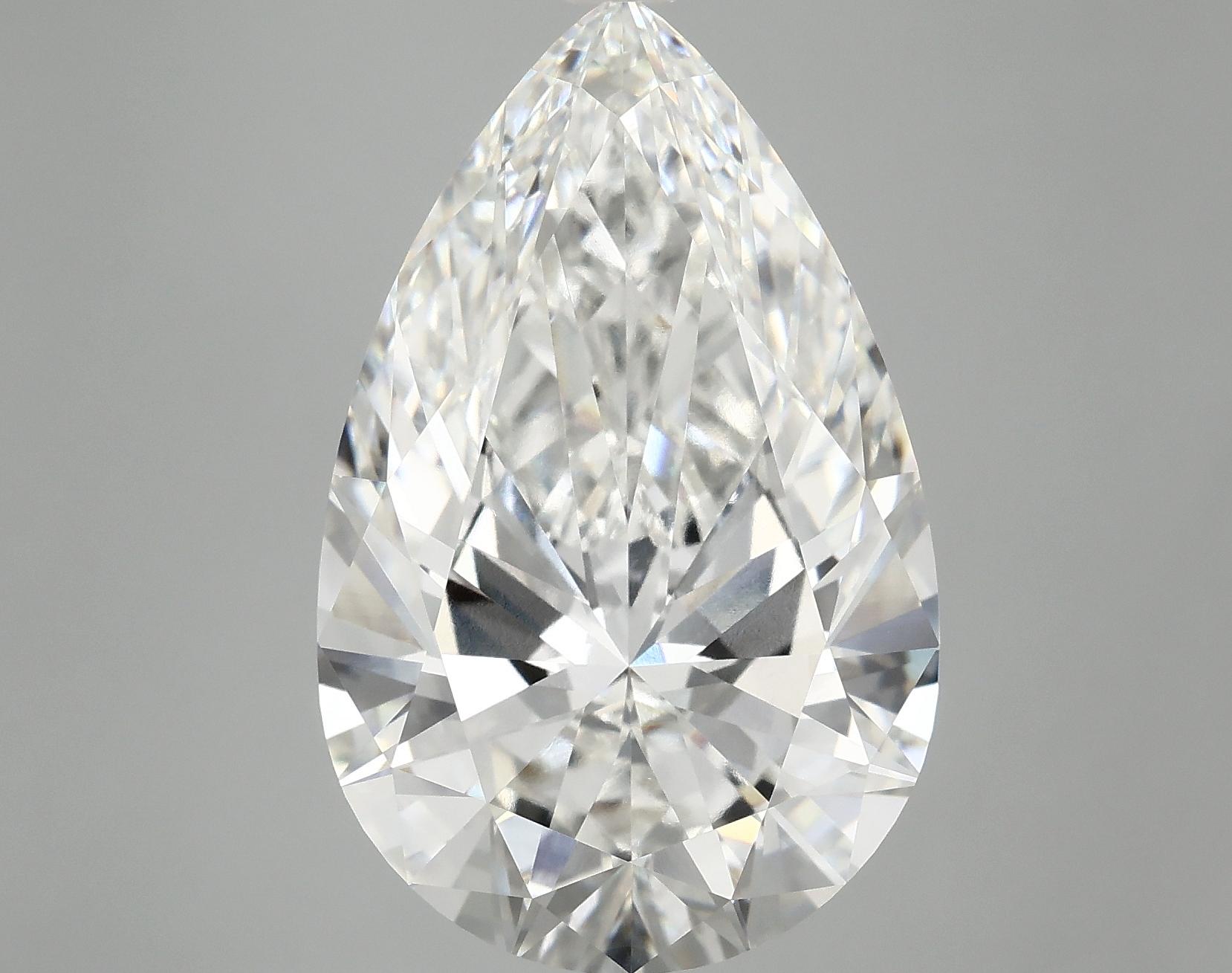 10.38 Carat Pear Shaped Ideal Cut VVS2 IGI Certified Lab Grown Diamond