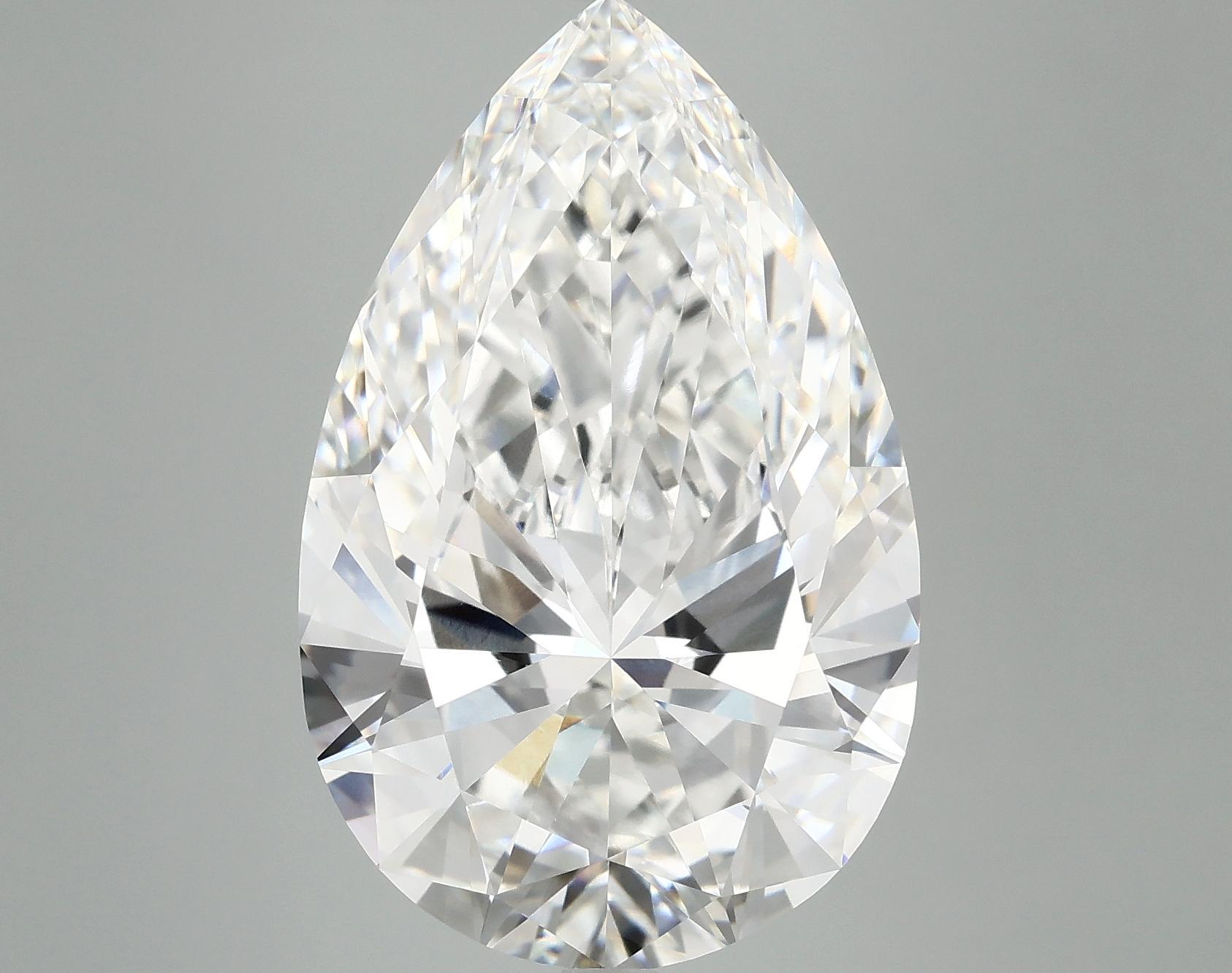 10.39 Carat Pear Shaped Ideal Cut VVS2 IGI Certified Lab Grown Diamond