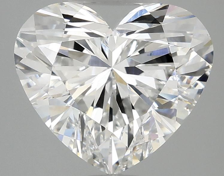 2.96 Carat Heart Shaped Ideal Cut VS1 IGI Certified Lab Grown Diamond