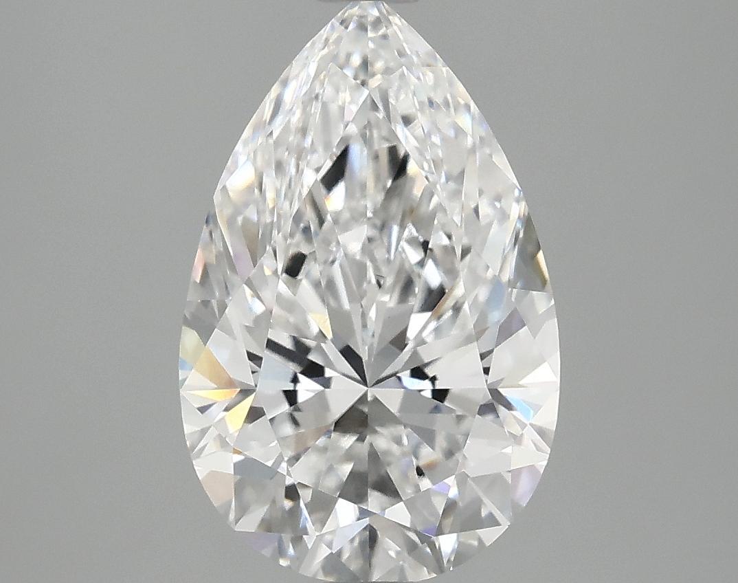 3.05 Carat Pear Shaped Ideal Cut VVS2 IGI Certified Lab Grown Diamond