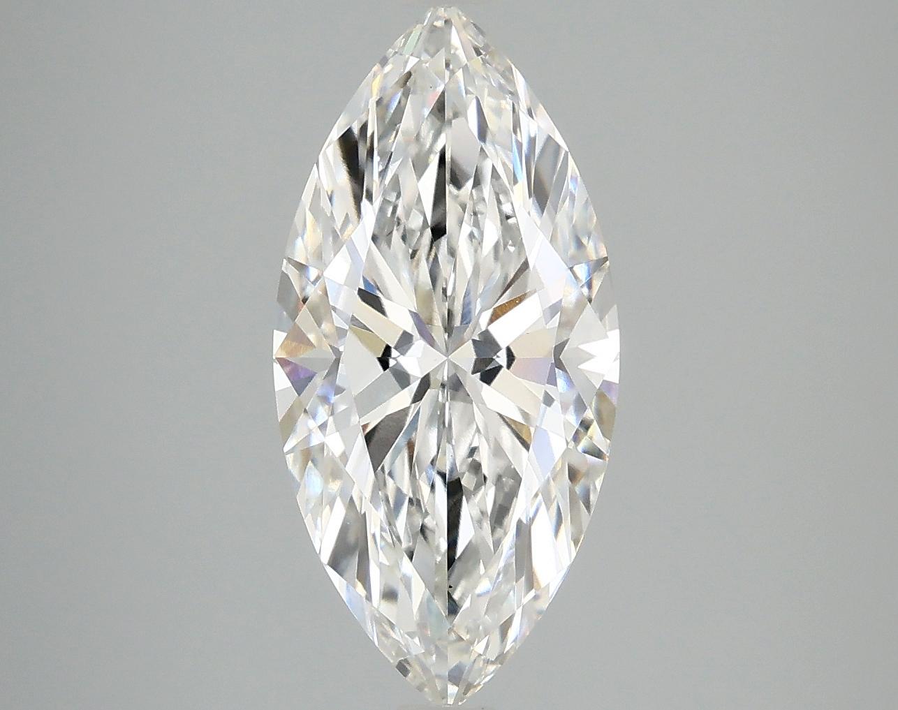 3.02 Carat Marquise Shaped Excellent Cut VS1 IGI Certified Lab Grown Diamond