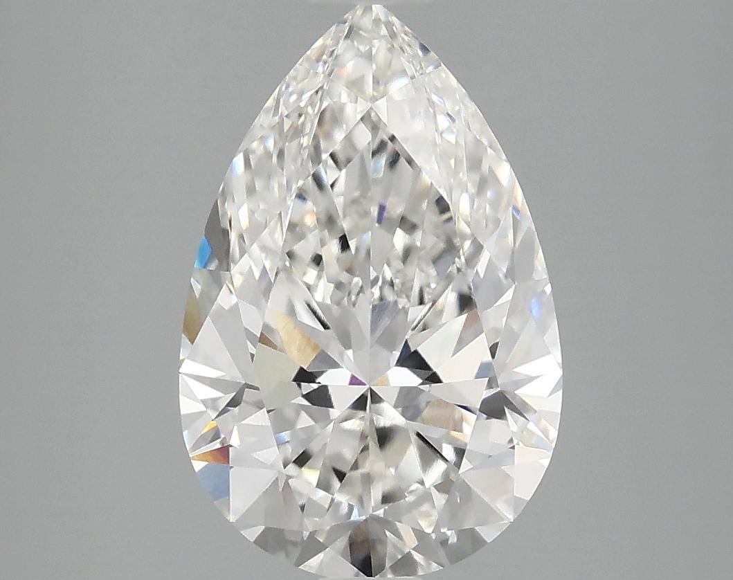 3.02 Carat Pear Shaped Excellent Cut VVS2 IGI Certified Lab Grown Diamond