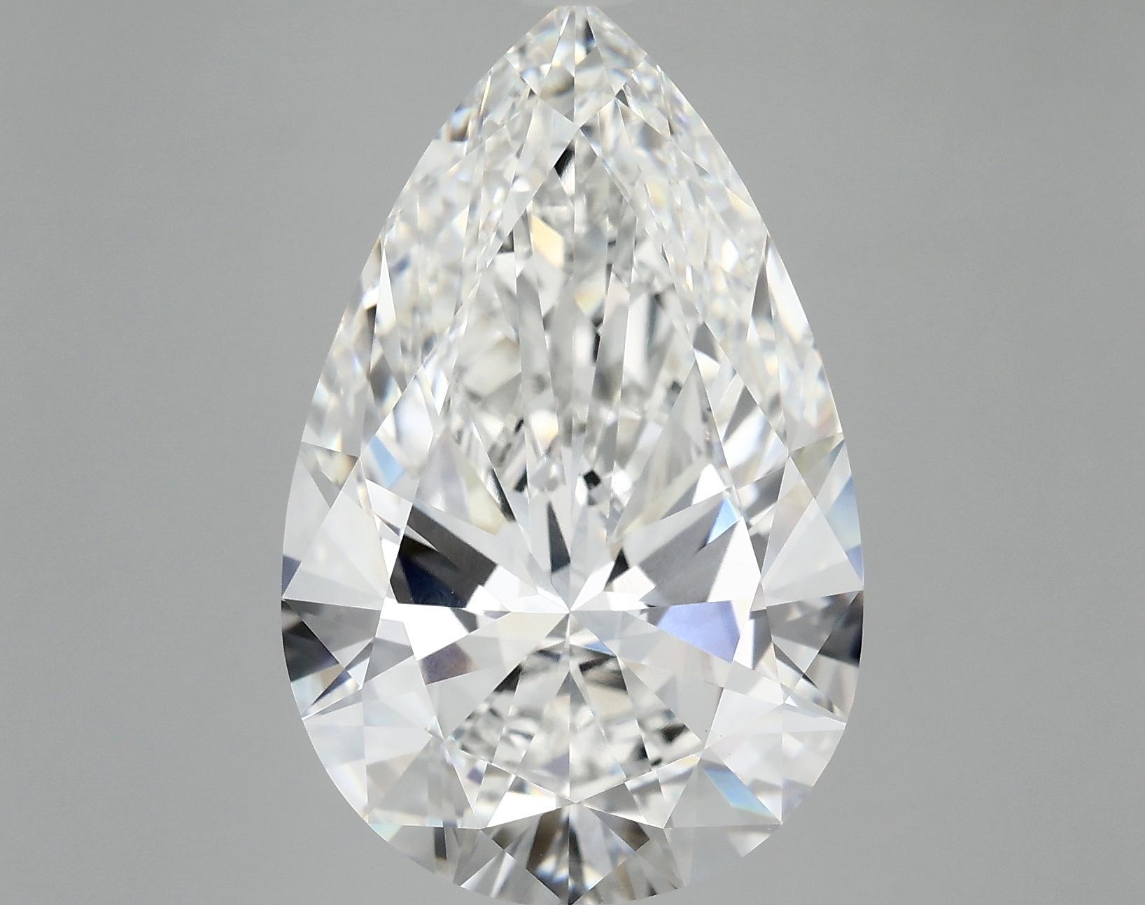 10.05 Carat Pear Shaped Ideal Cut VVS2 IGI Certified Lab Grown Diamond