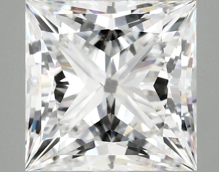 4.03 Carat Princess Shaped Ideal Cut VVS2 IGI Certified Lab Grown Diamond