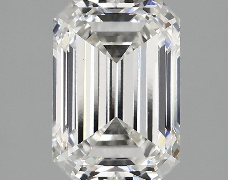 2.1 Carat Emerald Shaped Ideal Cut VVS2 IGI Certified Lab Grown Diamond