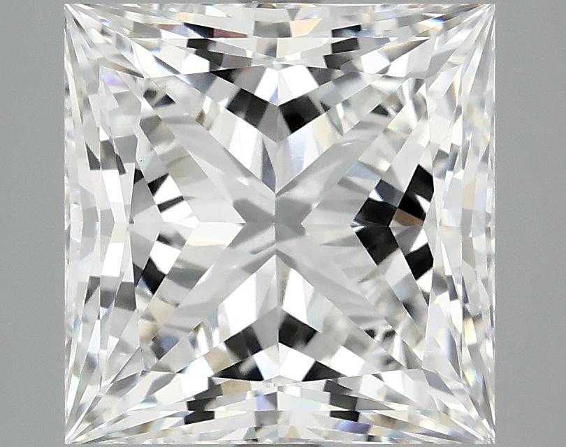 4.55 Carat Princess Shaped Ideal Cut VVS2 IGI Certified Lab Grown Diamond