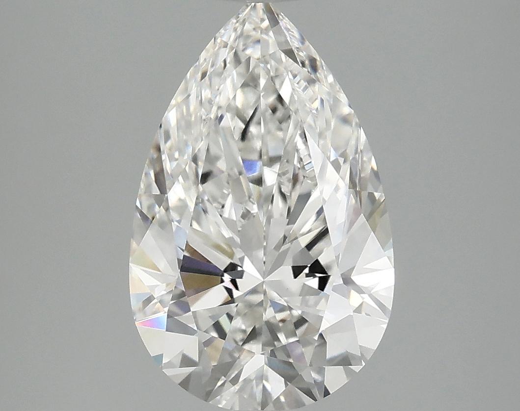3.02 Carat Pear Shaped Ideal Cut VVS2 IGI Certified Lab Grown Diamond