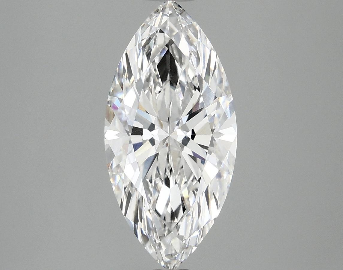2.09 Carat Marquise Shaped Excellent Cut VVS2 IGI Certified Lab Grown Diamond