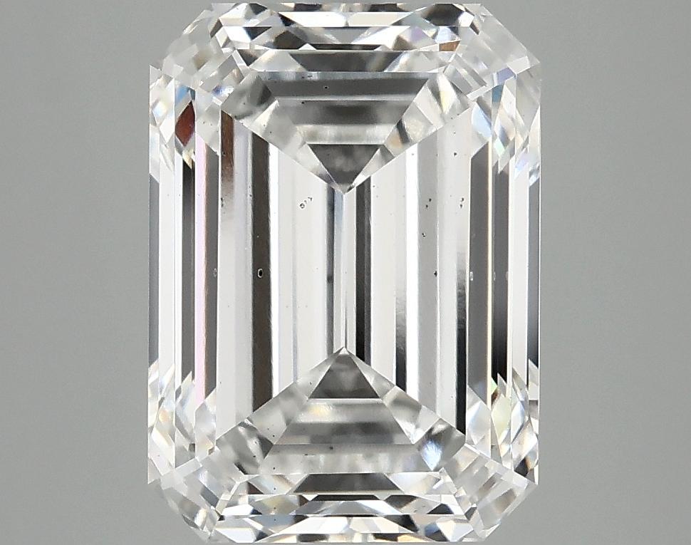 5.09 Carat Emerald Shaped Excellent Cut SI1 IGI Certified Lab Grown Diamond