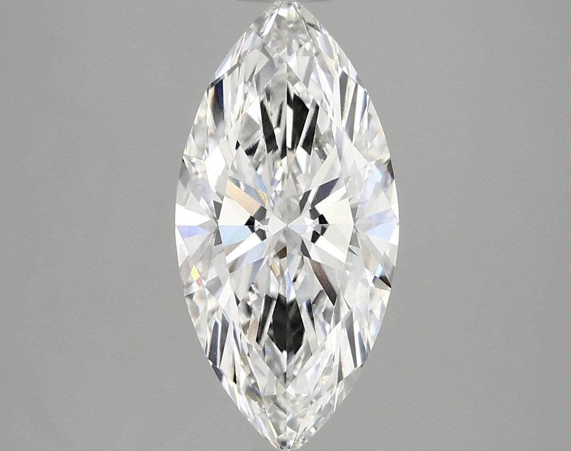 2.03 Carat Marquise Shaped Excellent Cut VVS2 IGI Certified Lab Grown Diamond