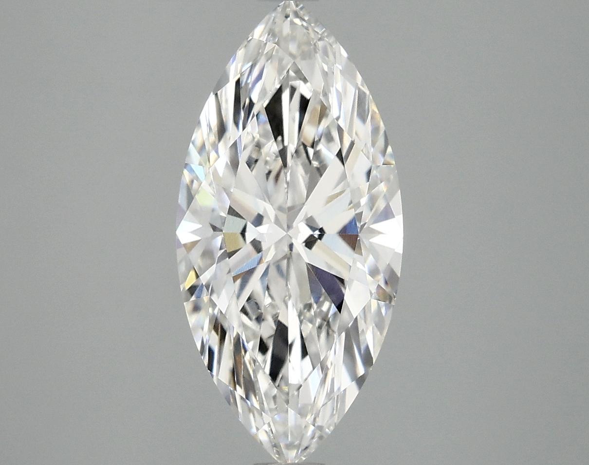2.5 Carat Marquise Shaped Excellent Cut VVS2 IGI Certified Lab Grown Diamond