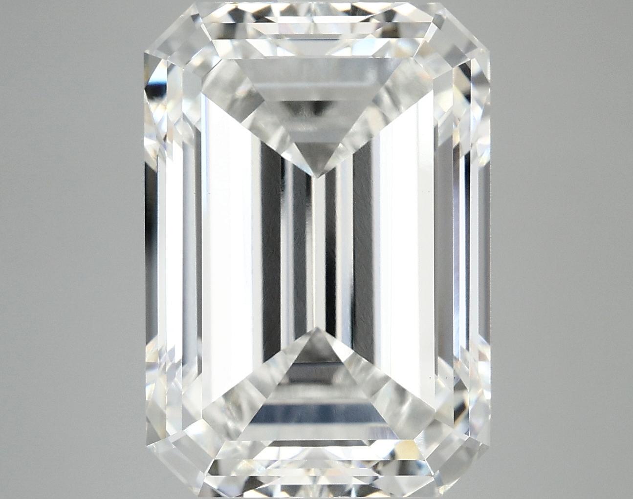 10.81 Carat Emerald Shaped Ideal Cut VVS2 IGI Certified Lab Grown Diamond