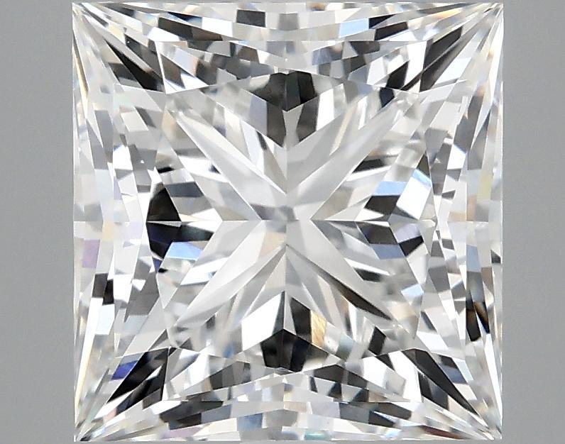4.81 Carat Princess Shaped Ideal Cut VVS2 IGI Certified Lab Grown Diamond