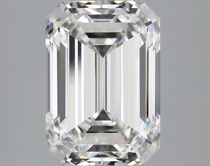 3.09 Carat Emerald Shaped Ideal Cut VVS2 IGI Certified Lab Grown Diamond